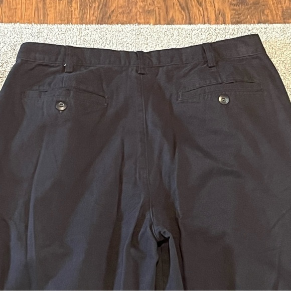 Steve & Barrys Pants Mens Size 36x32(35X31) Blue Chino Pleated Relaxed Fit - Picture 7 of 8